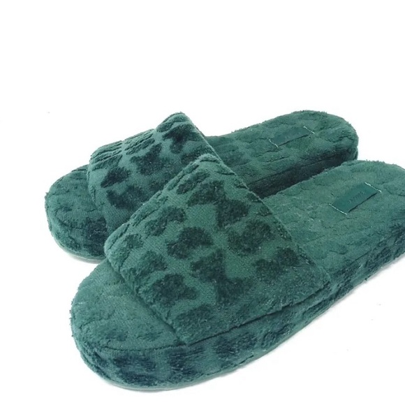 SKIMS Shoes - Skims Spa Terry Slippers Pines Green Eu 41 Us 8